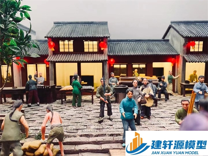 海林香市微缩模型