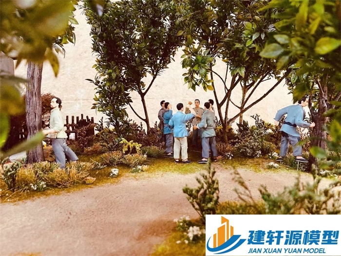 海林径山·中共临余工委建立场景模型