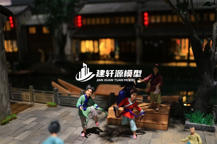 海林京杭大运河博物馆·北新夜市场景模型